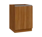 MHS - 6D2 spodní skříňka, 2-dveřová, 890x600x600, ořech světlý